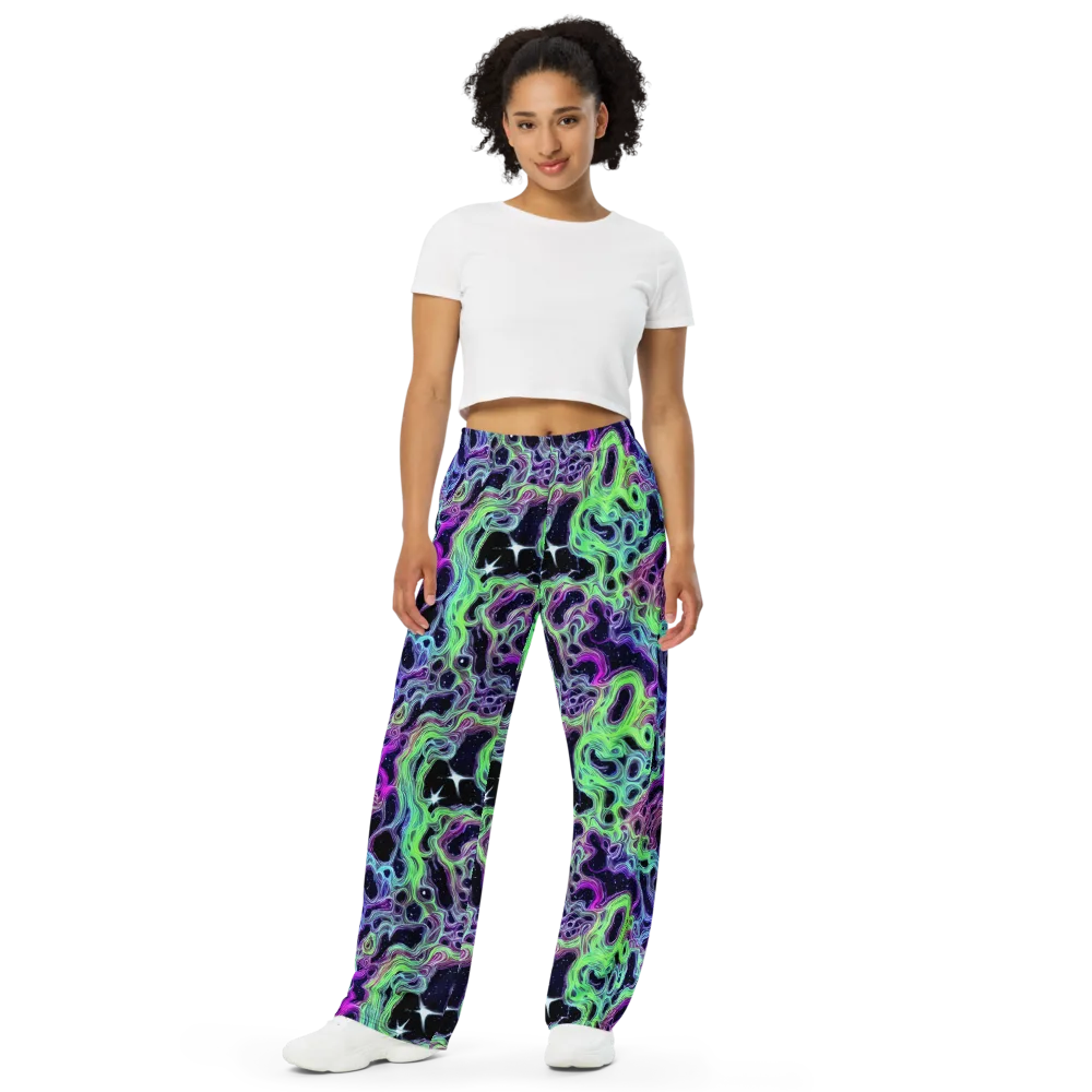 Celestial Molten on Wide-Leg Pants — Front
