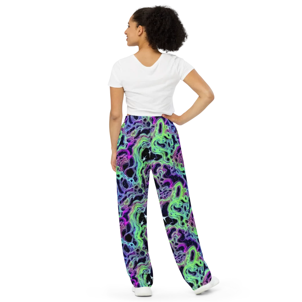 Celestial Molten on Wide-Leg Pants — Back