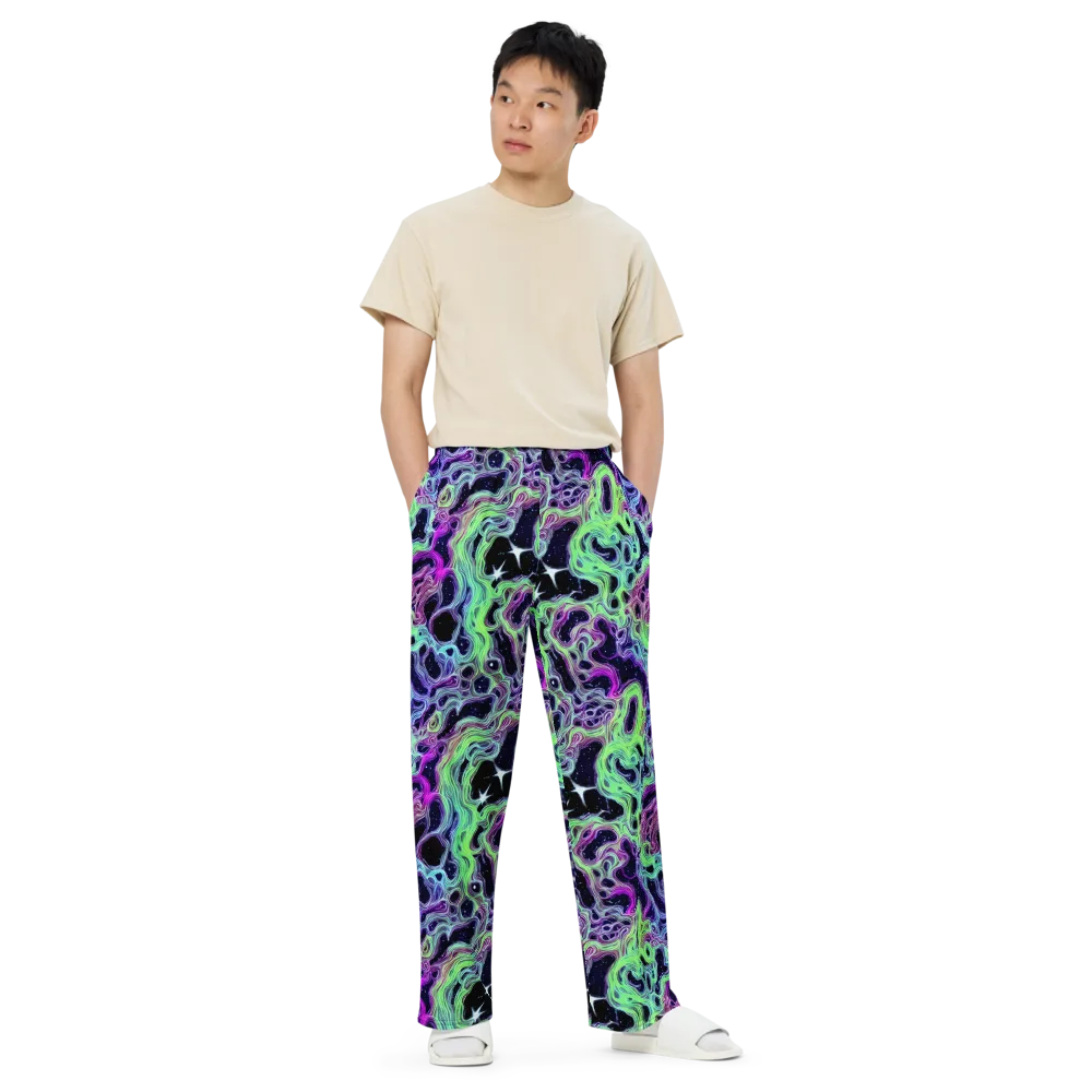 Celestial Molten on Wide-Leg Pants — Front