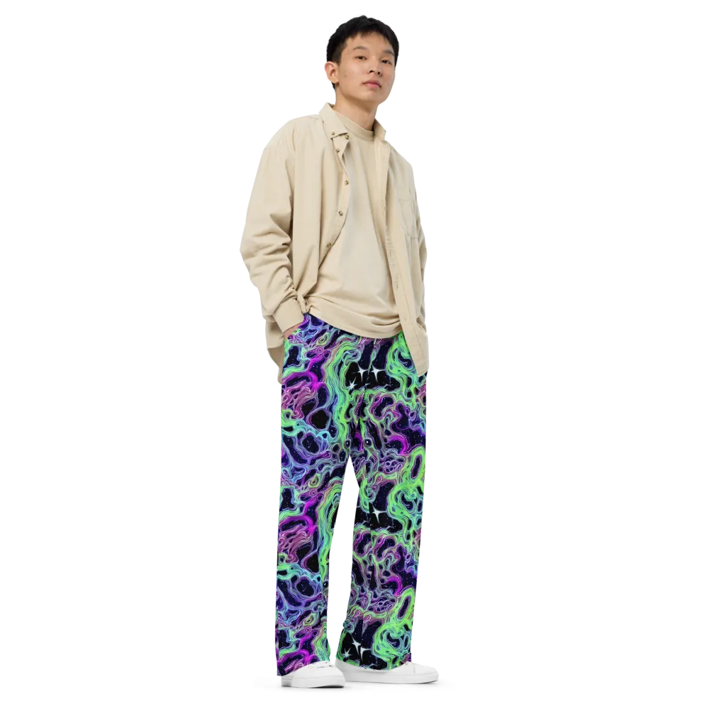 Celestial Molten on Wide-Leg Pants — Right Front