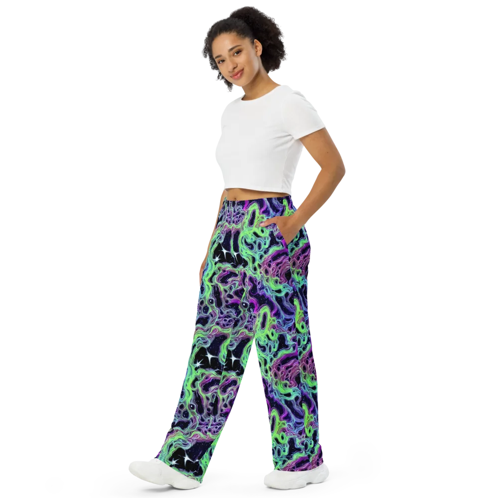Celestial Molten on Wide-Leg Pants — Left Front