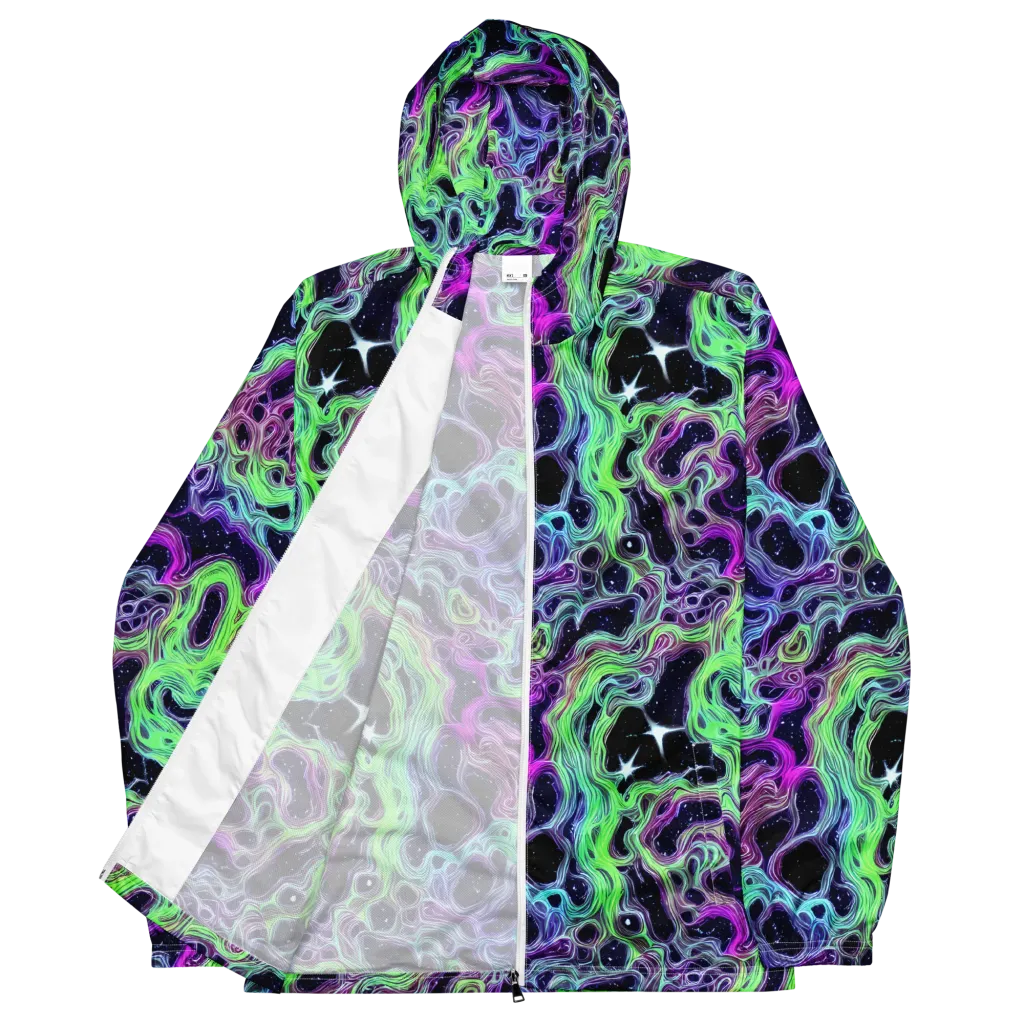 Celestial Molten on Men's Windbreaker — Front