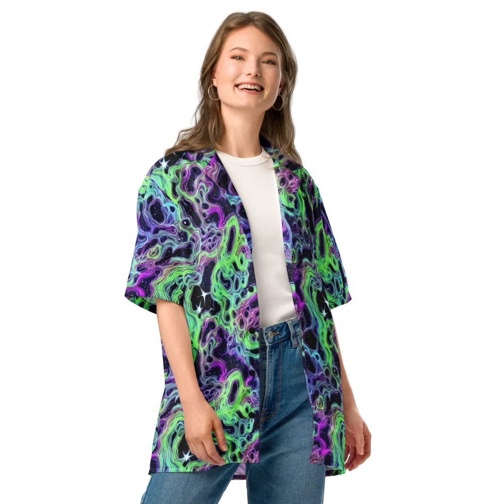 Celestial Molten on Button Shirt — Front