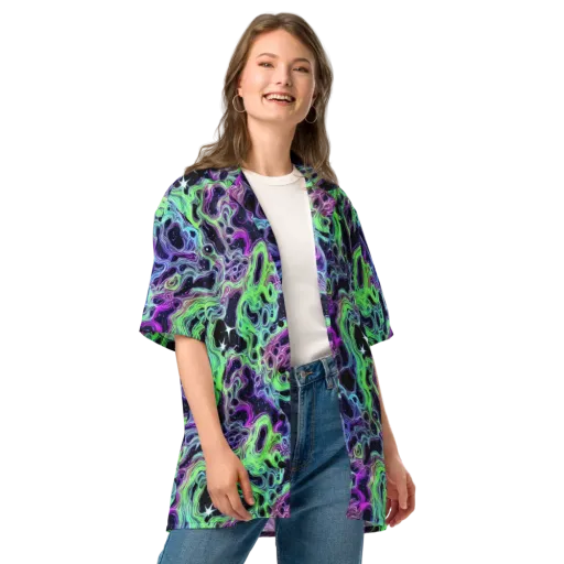 Celestial Molten on a Button Shirt