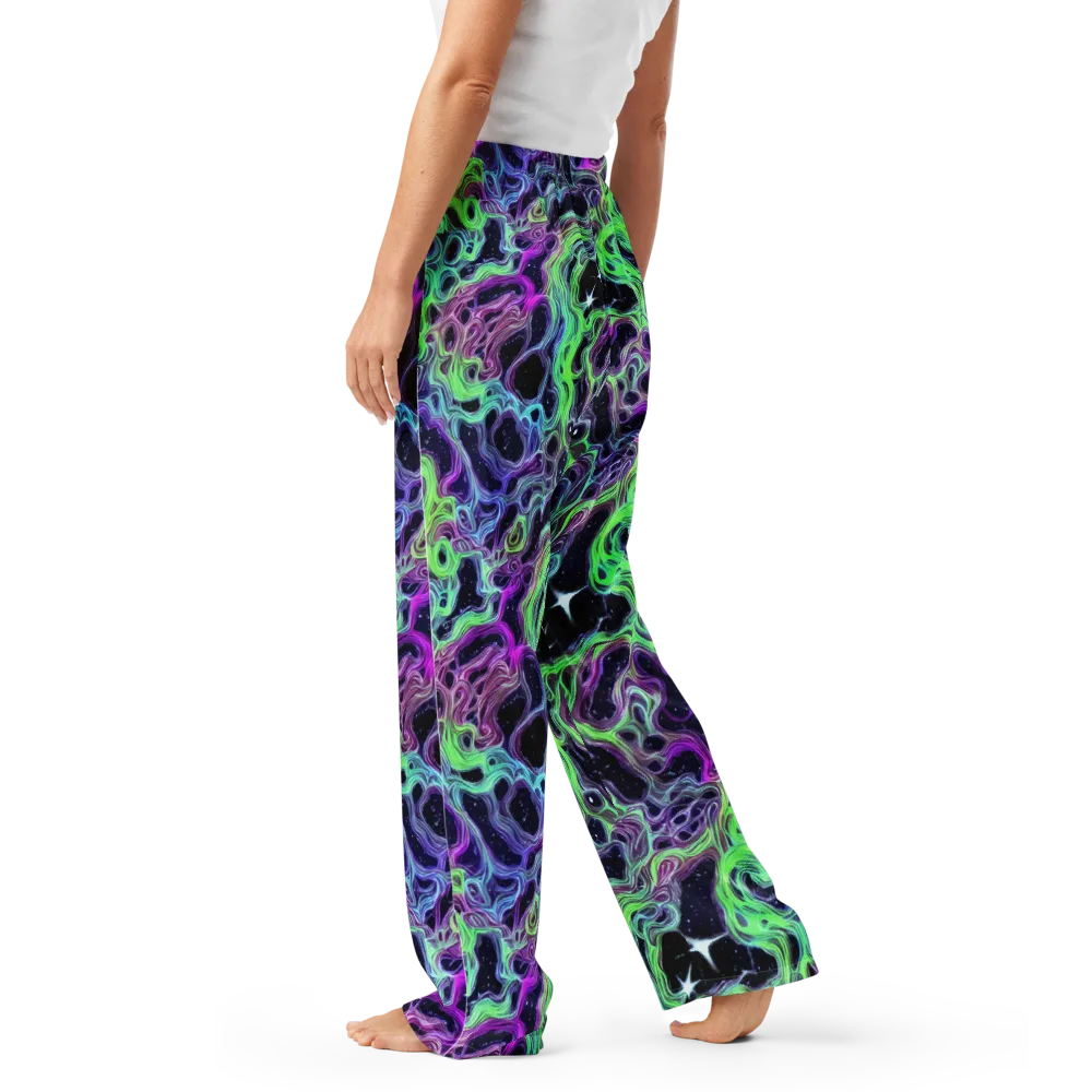 Celestial Molten on Women's Pajama Pants — Left