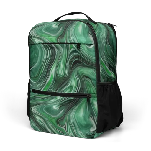 Emerald Vortex on a Utility Backpack