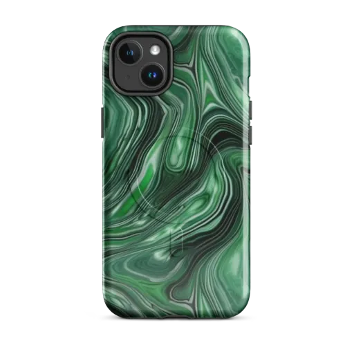 Emerald Vortex on a MagSafe Tough Case for iPhone®