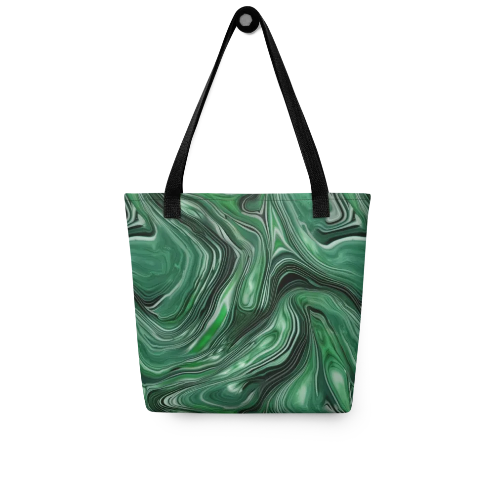 Emerald Vortex on Tote Bag — Front