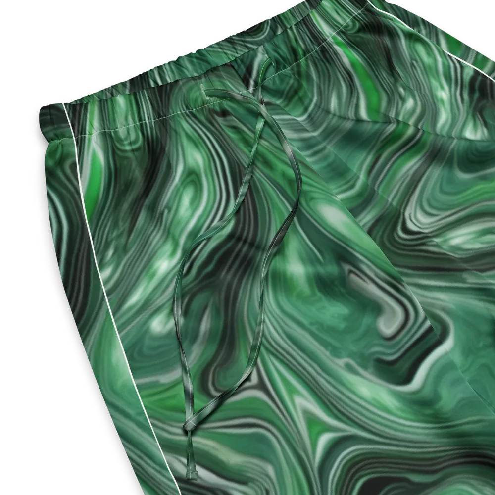 Emerald Vortex on Women's Pajama Pants — Product details