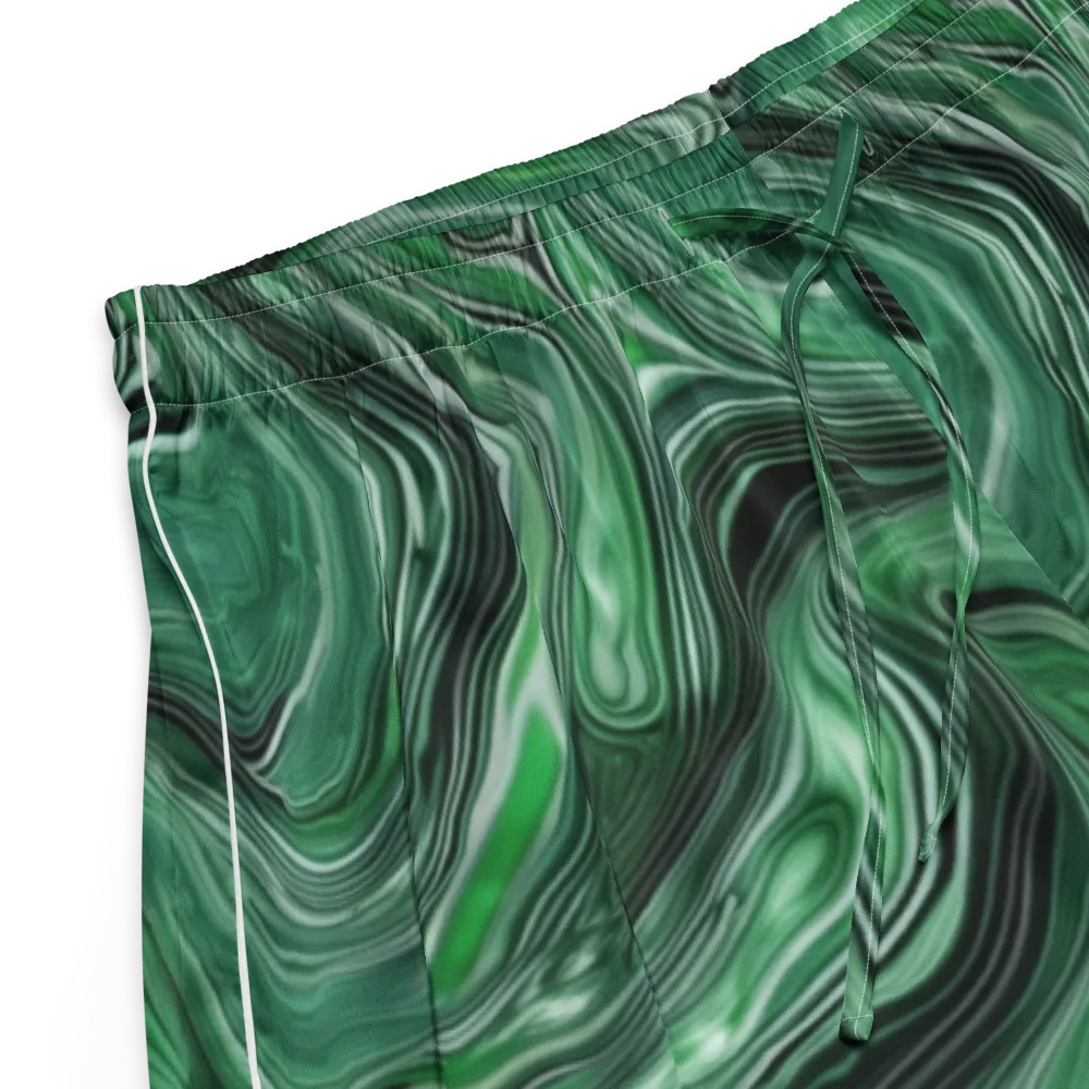 Emerald Vortex on Women's Pajama Shorts — Product details