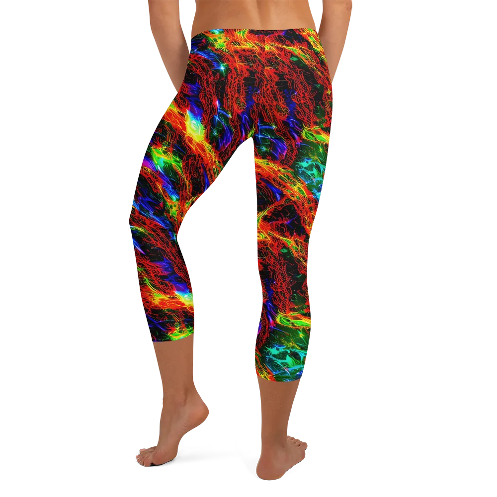 Firestorm Spectrum on Capri Leggings — Back