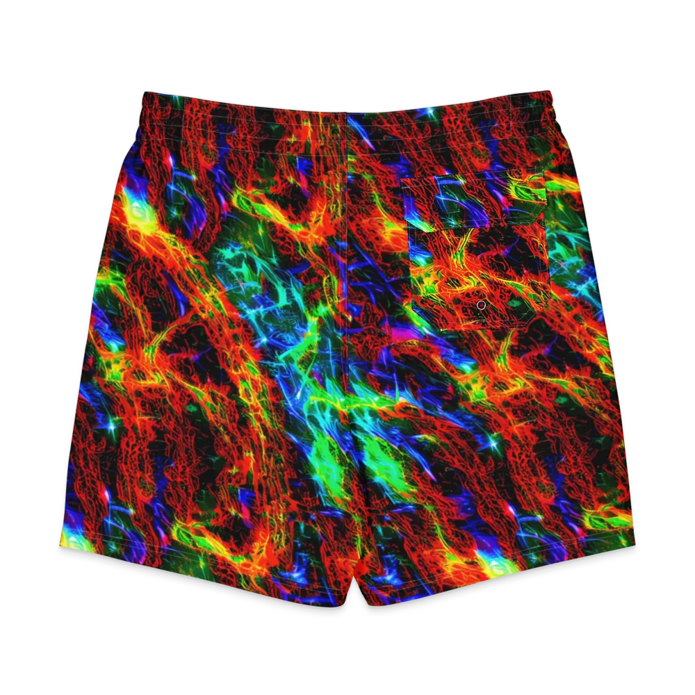 Firestorm Spectrum on Men's Board Shorts — Back