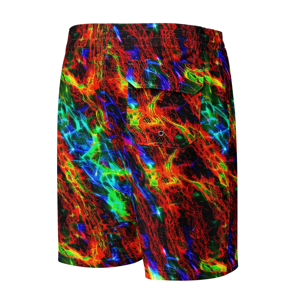 Firestorm Spectrum on Men's Board Shorts — Back