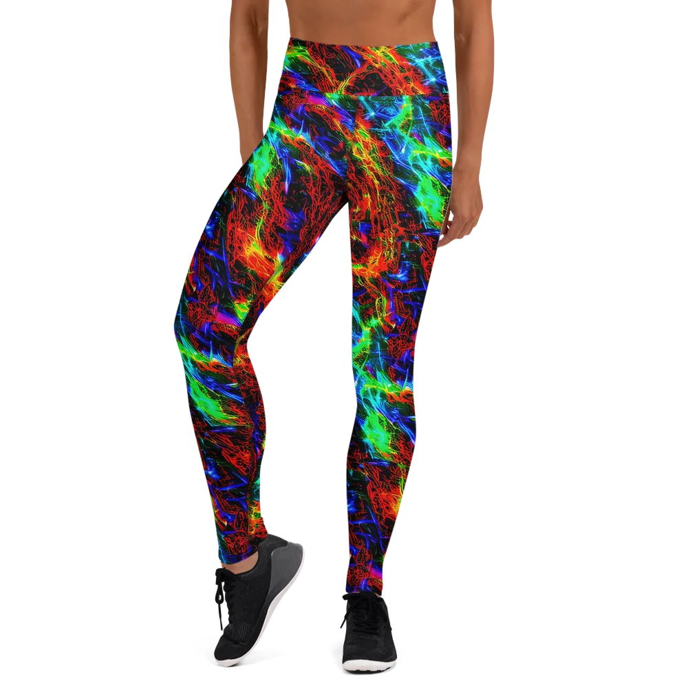 Firestorm Spectrum on Yoga Leggings — Front