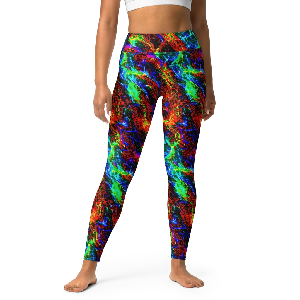 Firestorm Spectrum on Yoga Leggings — Front