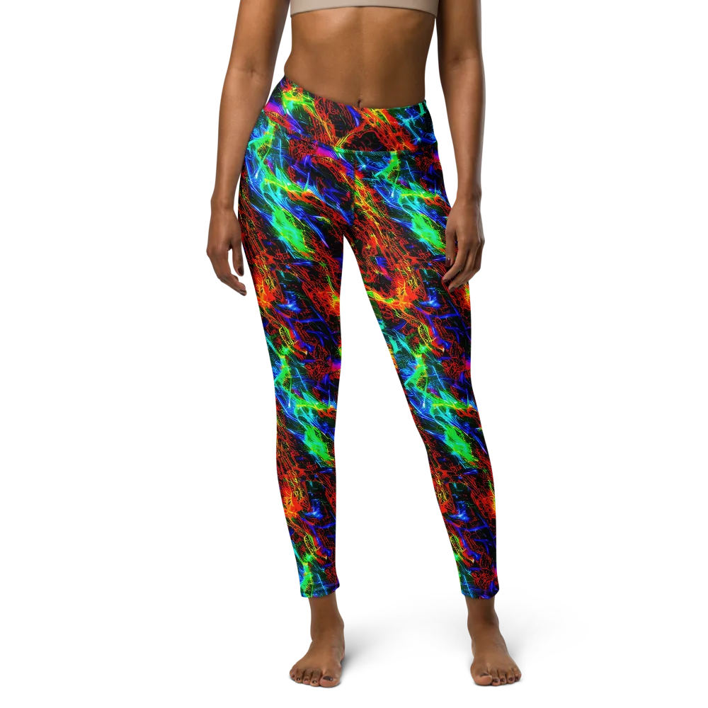 Firestorm Spectrum on Yoga Leggings — Front