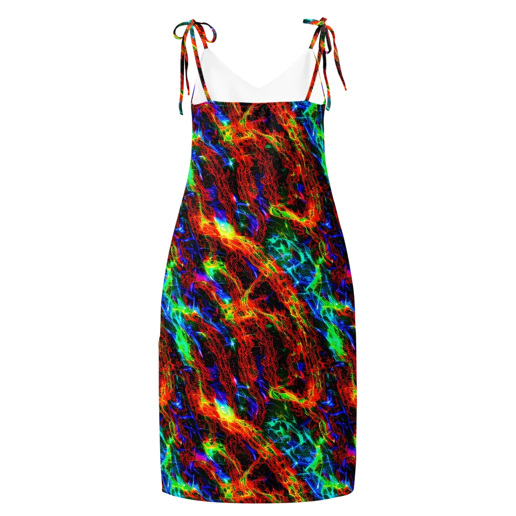 Firestorm Spectrum on Slip Dress — Back