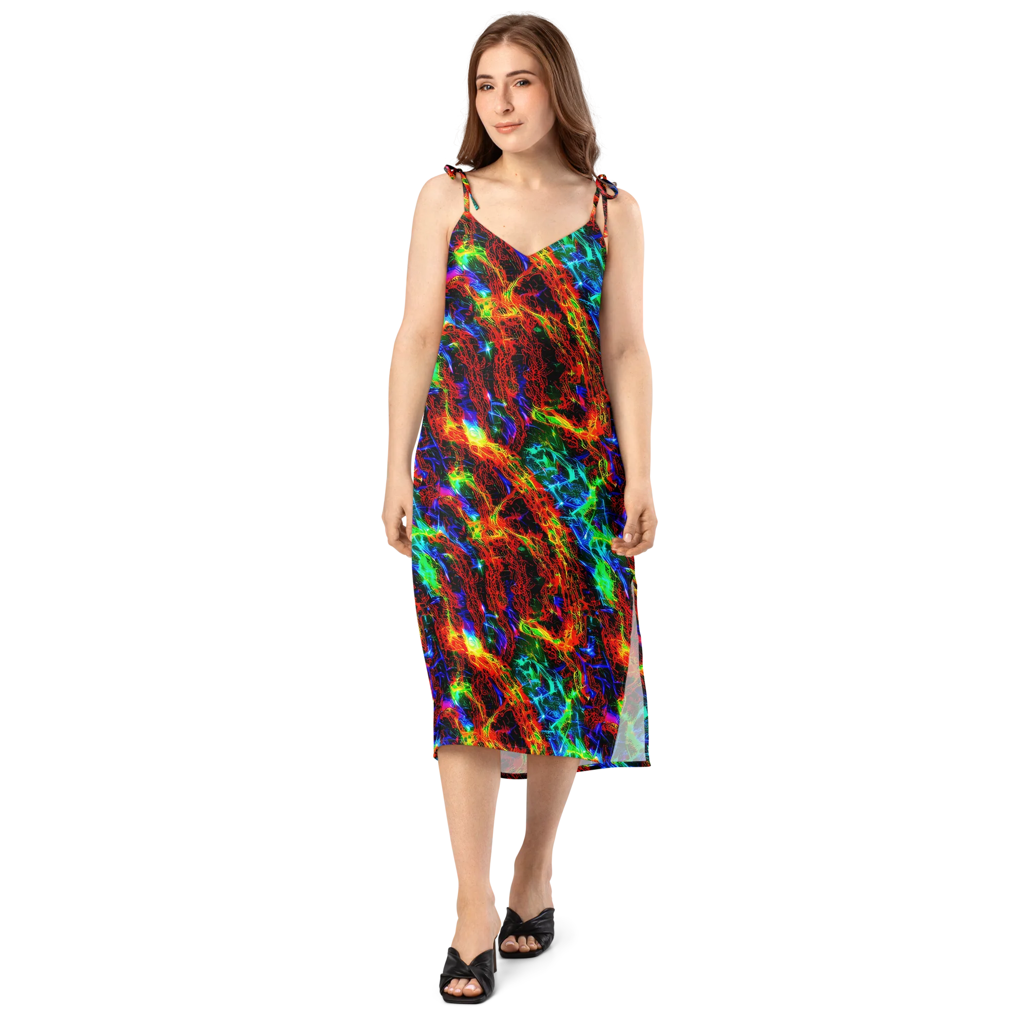 Firestorm Spectrum on Slip Dress — Front