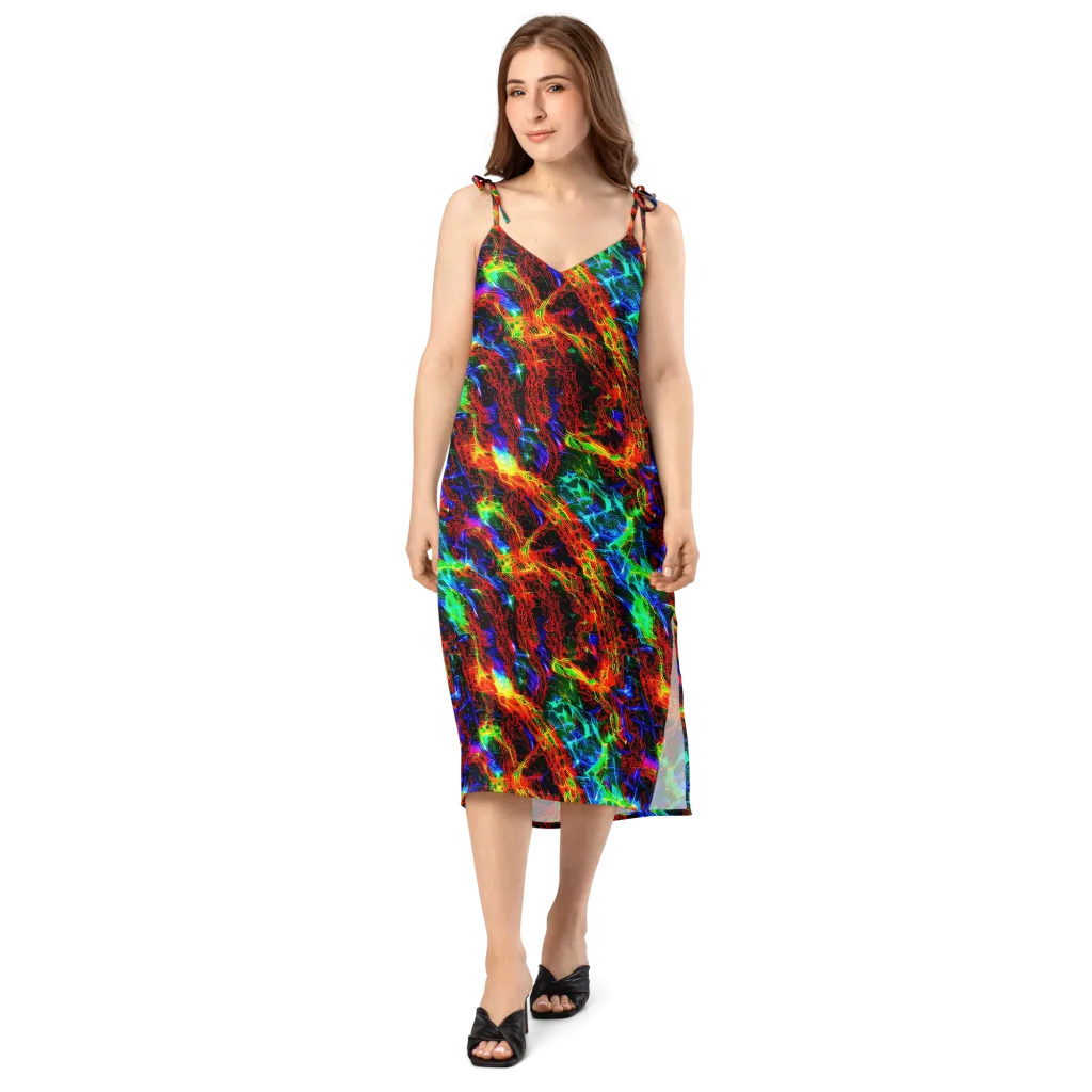 Firestorm Spectrum on Slip Dress — Front