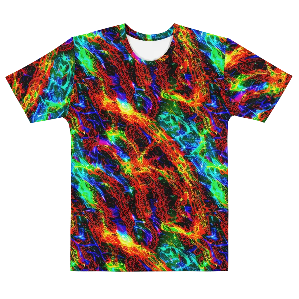 Firestorm Spectrum on Men's Cotton Crew Neck T-Shirt — Front