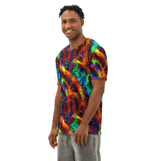 Firestorm Spectrum on a Men's Cotton Crew Neck T-Shirt