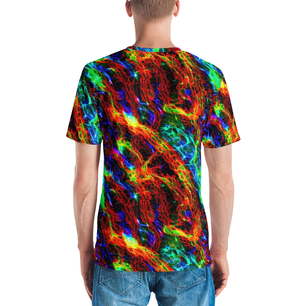Firestorm Spectrum on Men's Crew Neck T-Shirt — Back