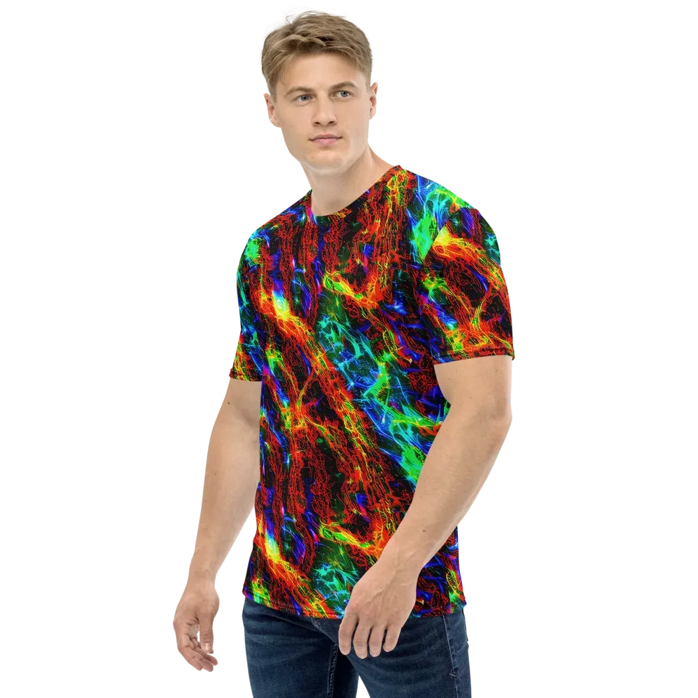 Firestorm Spectrum on Men's Crew Neck T-Shirt — Left