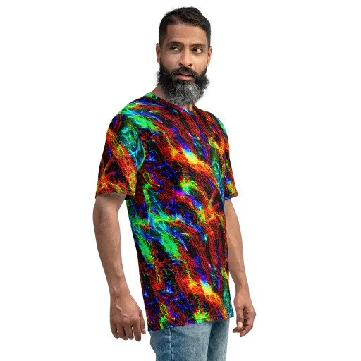Firestorm Spectrum on a Men's Crew Neck T-Shirt