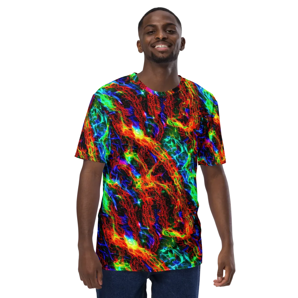Firestorm Spectrum on Men's Crew Neck T-Shirt — Front