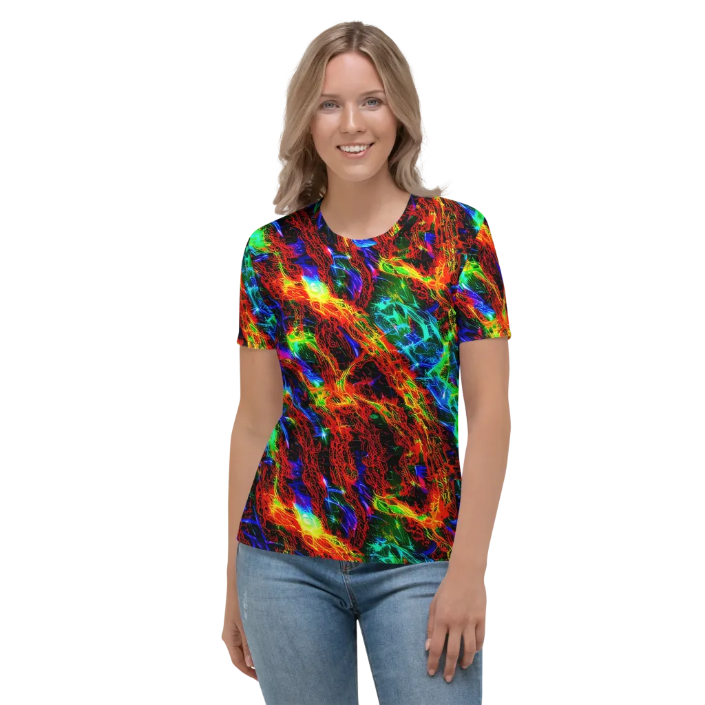 Firestorm Spectrum on Women's Crew Neck T-Shirt — Front