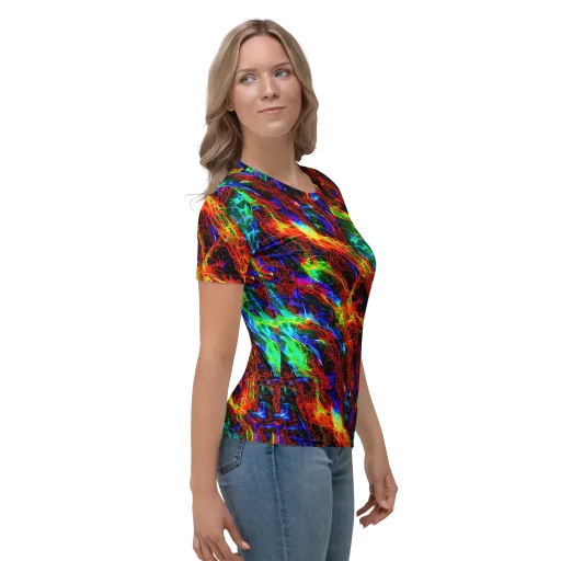 Firestorm Spectrum on a Women's Crew Neck T-Shirt
