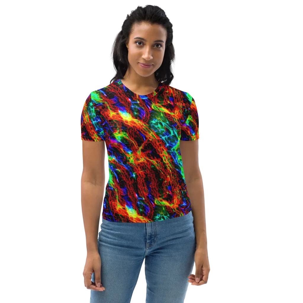 Firestorm Spectrum on Women's Crew Neck T-Shirt — Front