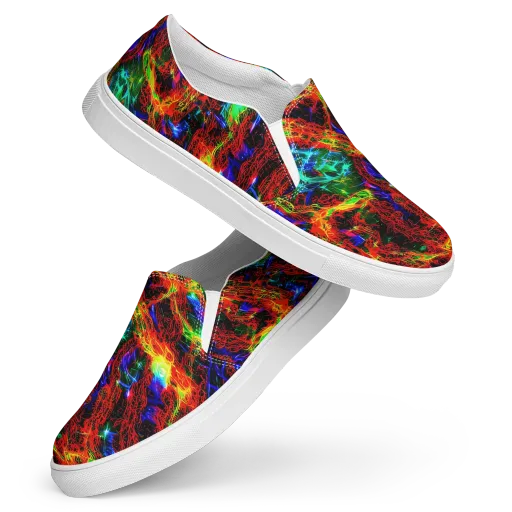 Firestorm Spectrum on a Women's Slip-On Canvas Shoes