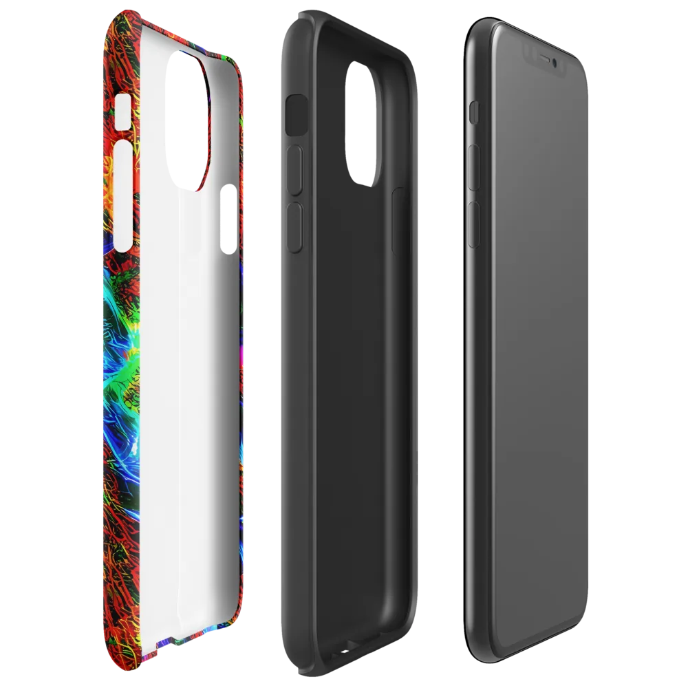 Firestorm Spectrum on Tough Case for iPhone® — Right