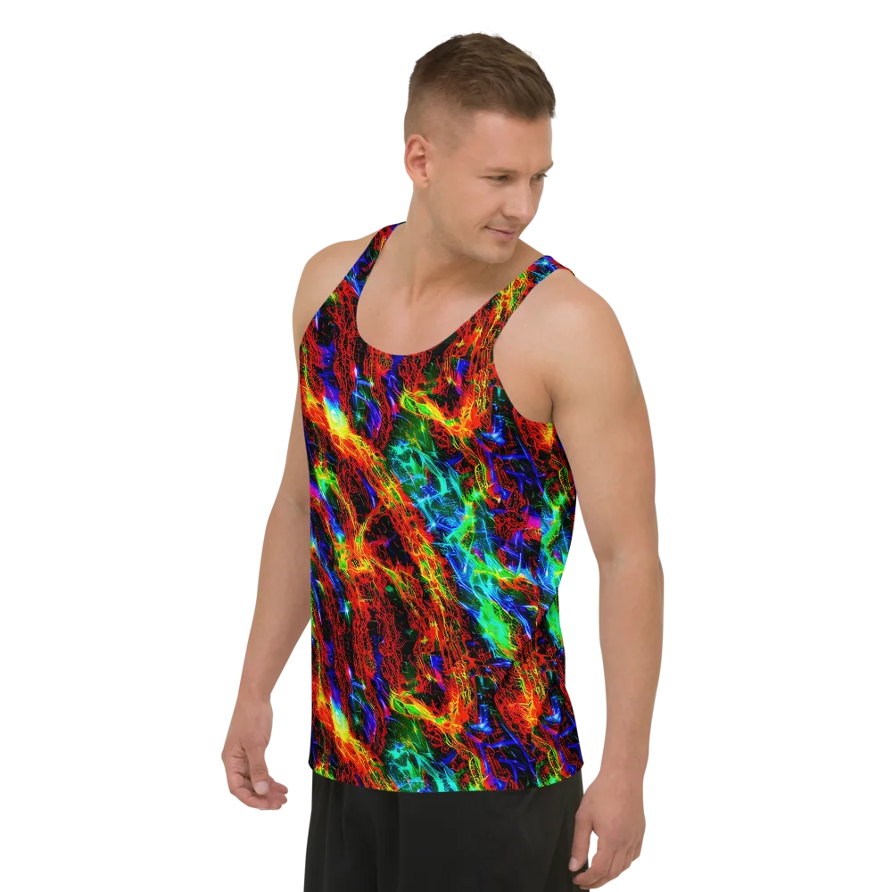 Firestorm Spectrum on Men's Tank Top — Left Front