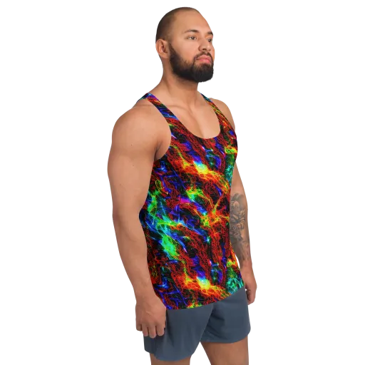 Firestorm Spectrum on a Men's Tank Top