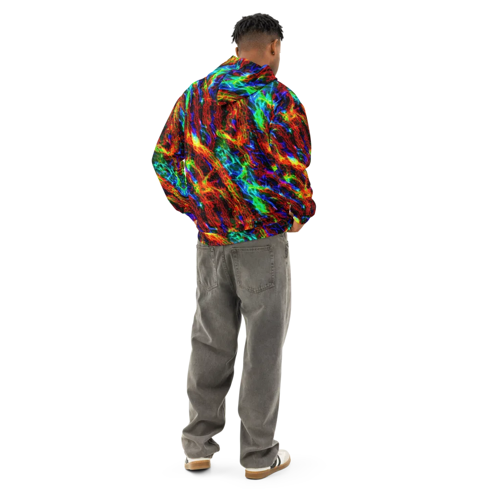 Firestorm Spectrum on Cotton Hoodie — Back