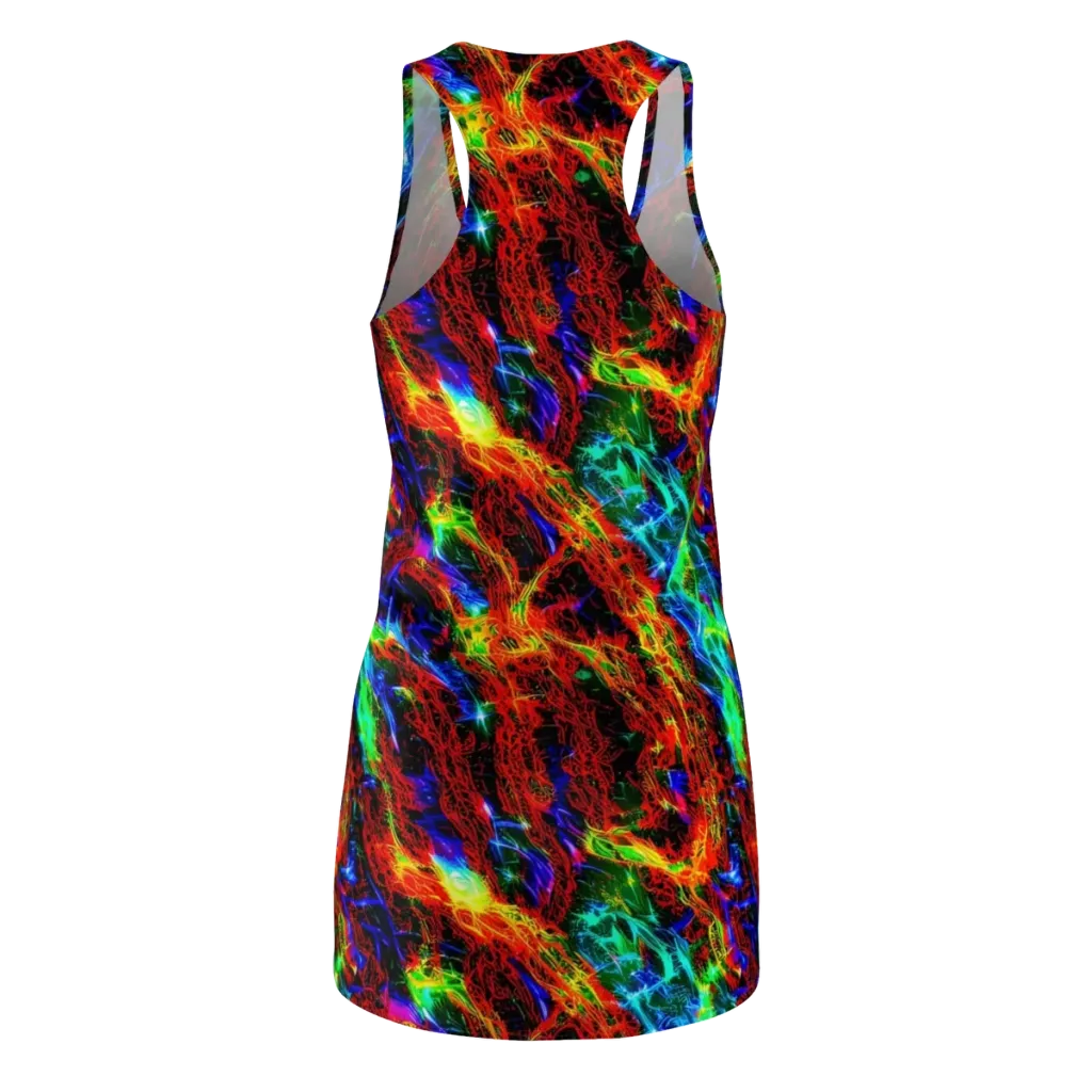 Firestorm Spectrum on Racerback Dress — Back