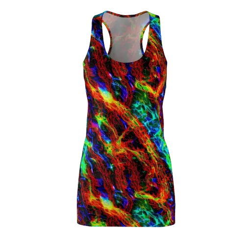 Firestorm Spectrum on a Racerback Dress