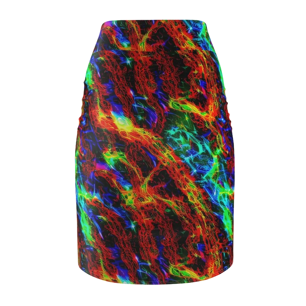 Firestorm Spectrum on Pencil Skirt — Back