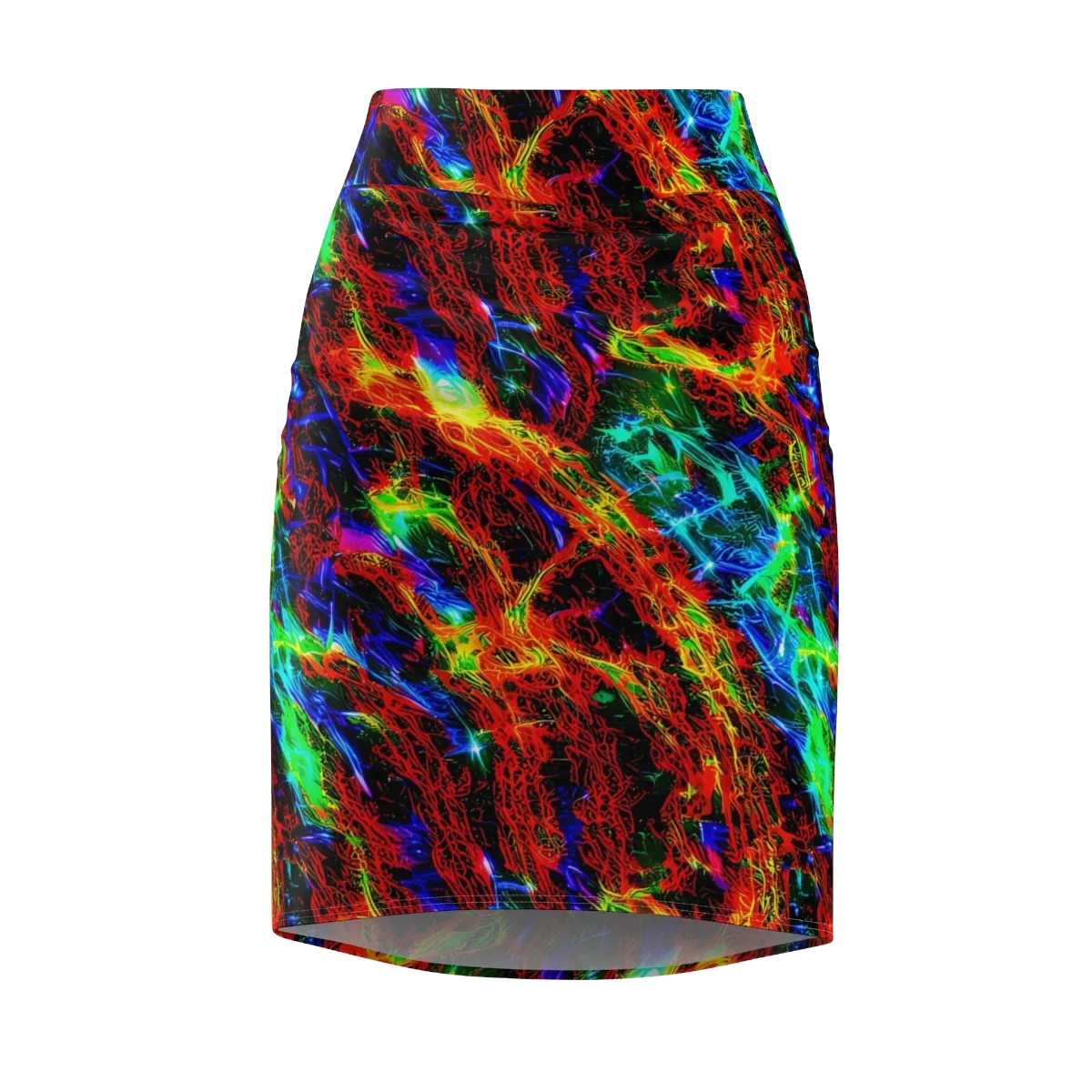 Firestorm Spectrum on Pencil Skirt — Front
