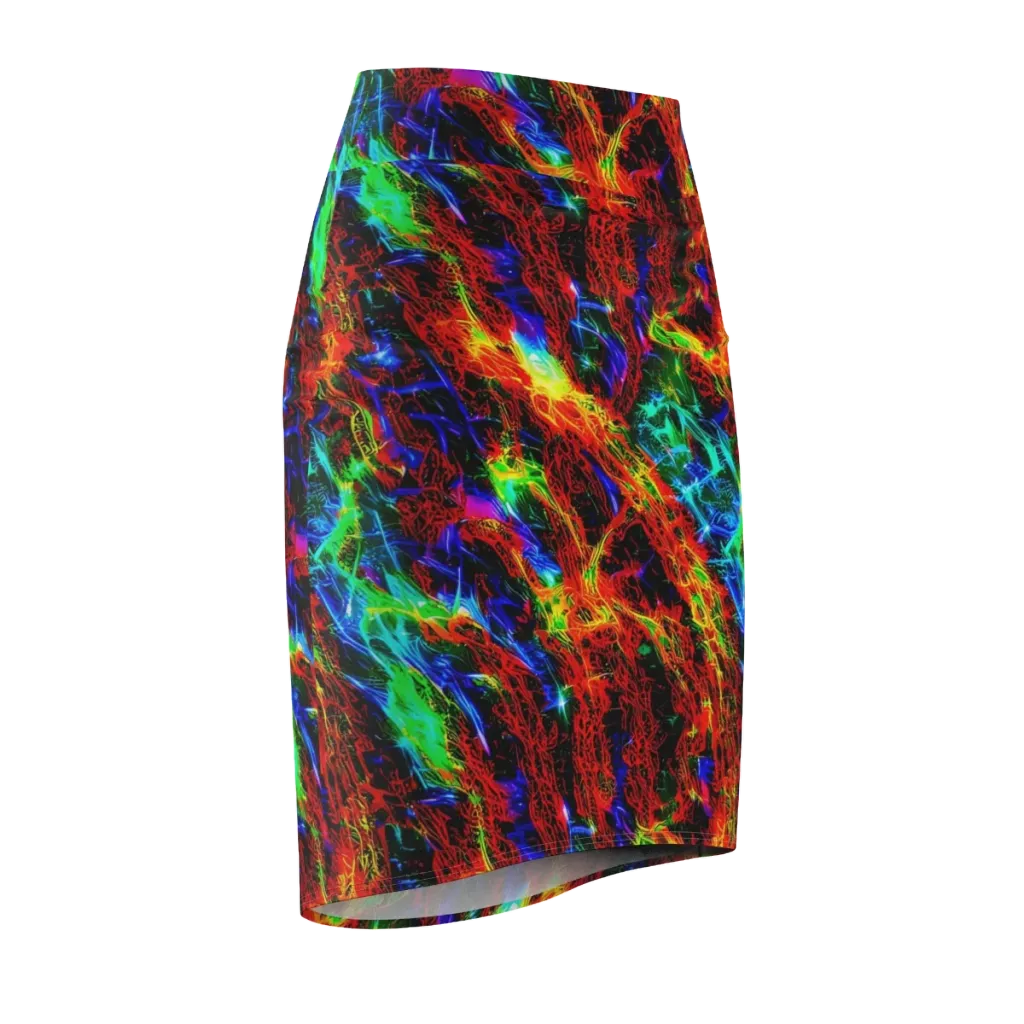 Firestorm Spectrum on Pencil Skirt — Front Side