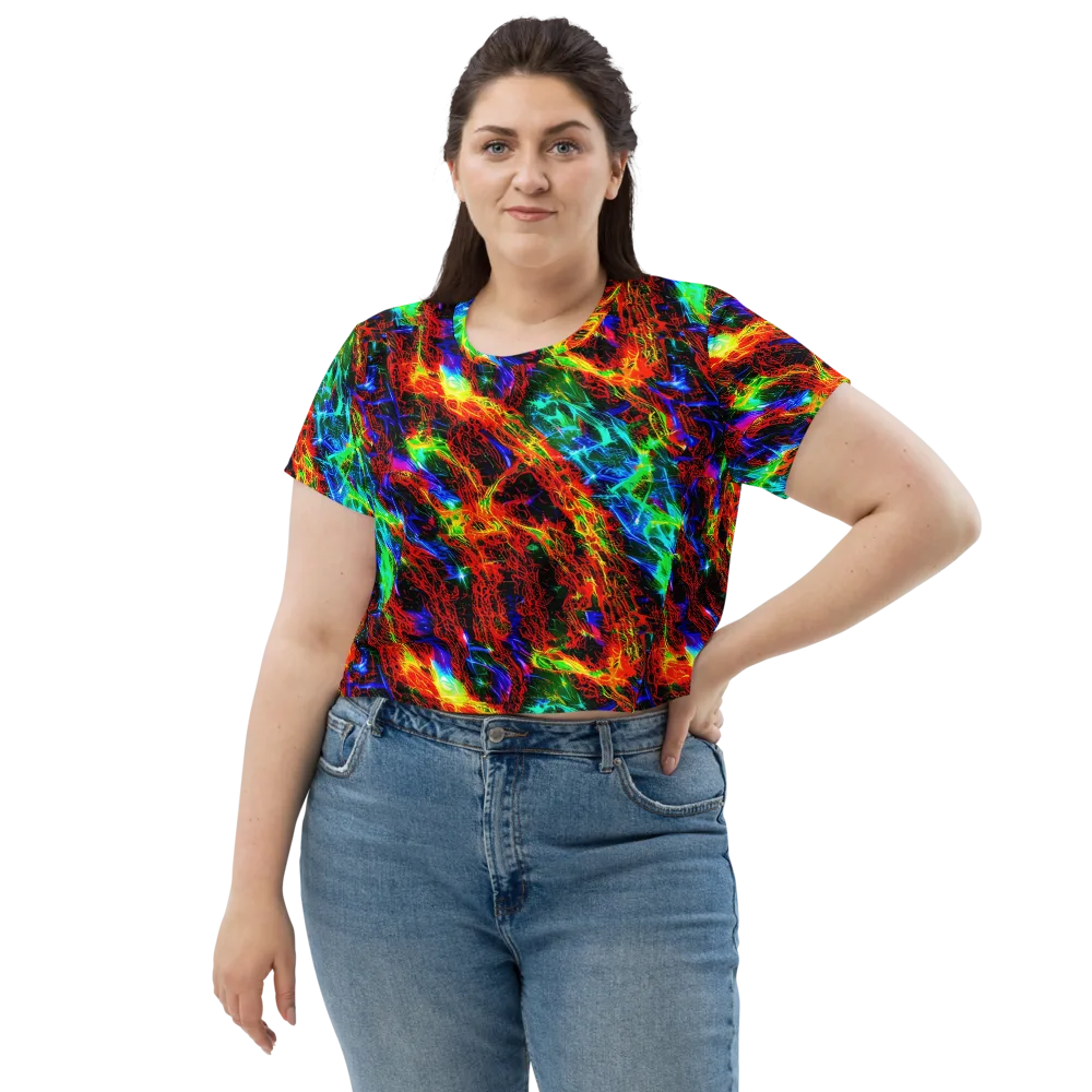 Firestorm Spectrum on Crop Tee — Front