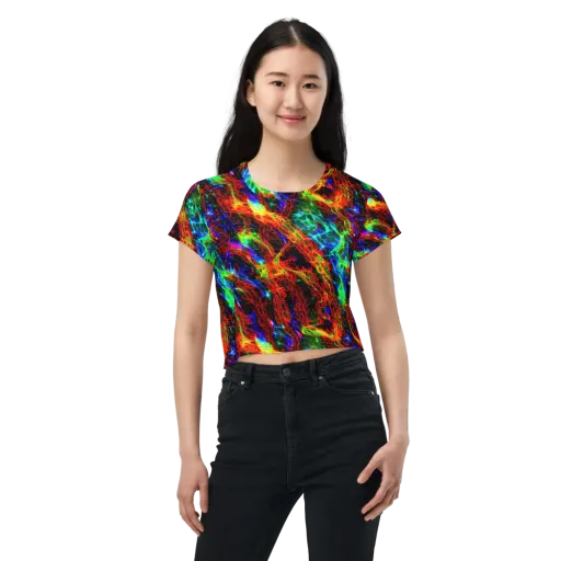 Firestorm Spectrum on a Crop Tee