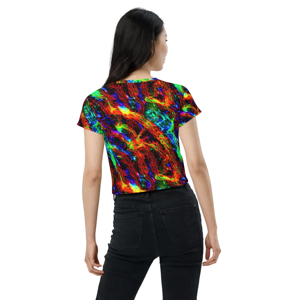 Firestorm Spectrum on Crop Tee — Back