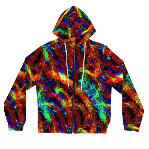 Firestorm Spectrum on a Women's Full-Zip Hoodie