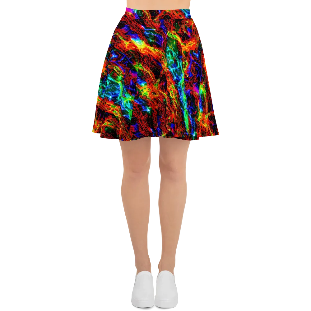 Firestorm Spectrum on Skater Skirt — Front