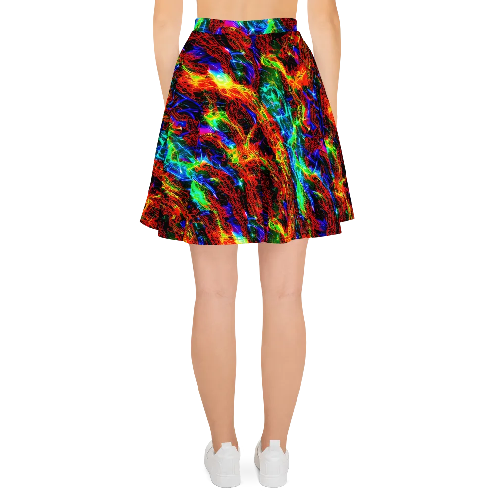 Firestorm Spectrum on Skater Skirt — Back