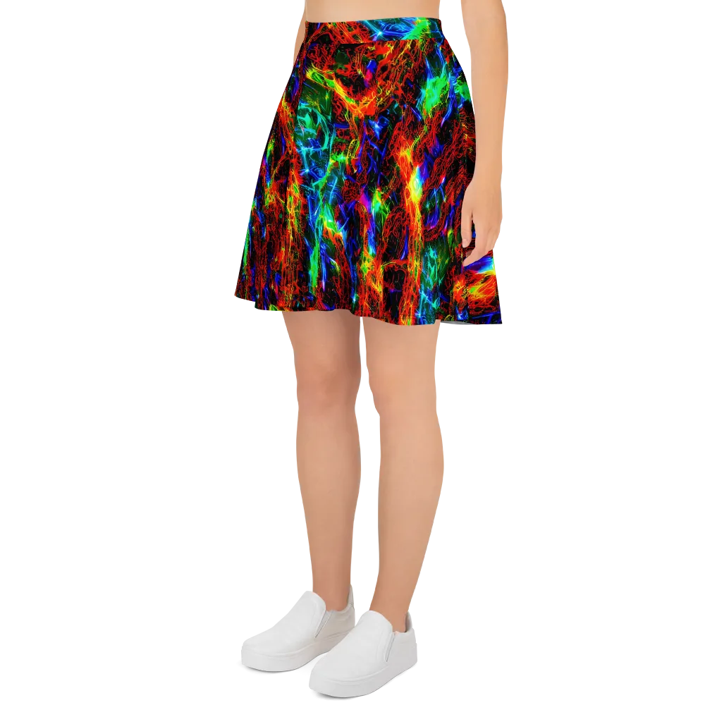 Firestorm Spectrum on Skater Skirt — Left
