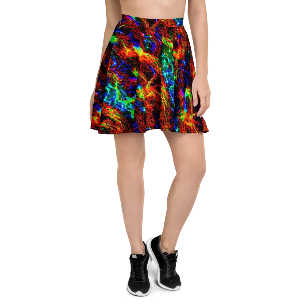Firestorm Spectrum on Skater Skirt — Front